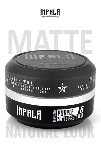 IMPALA Mat Saç Şekillendirici Wax Sert Tutuş No:5 150 ml