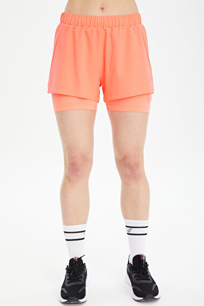 bilcee Pantaloni scurți de tenis pentru femei Cosmo cu talie înaltă din lycra...