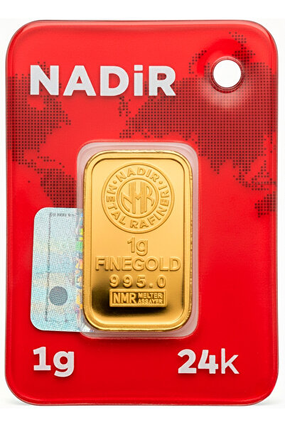 Nadir Gold 24 Ayar 1 gr Gram Külçe Altın