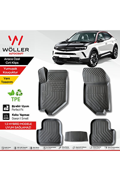 wöller Opel Mokka Paspas 2021 2026 Arası Uyumlu 3d Havuzlu Paspas