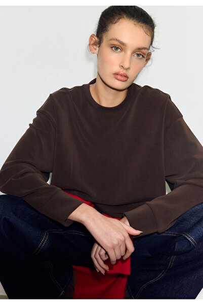 Stradivarius Basic soft-touch sweatshirt