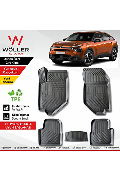 wöller Citroen C4 Paspas 2021 2026 Arası Uyumlu 3d Havuzlu Paspas