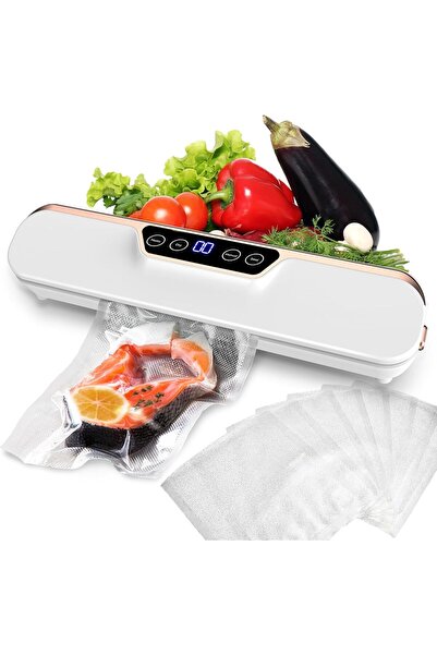 OEM Aparat de vidat alimente, 4 moduri, 120W, 62kPa, panou tactil, 10 pungi, alb