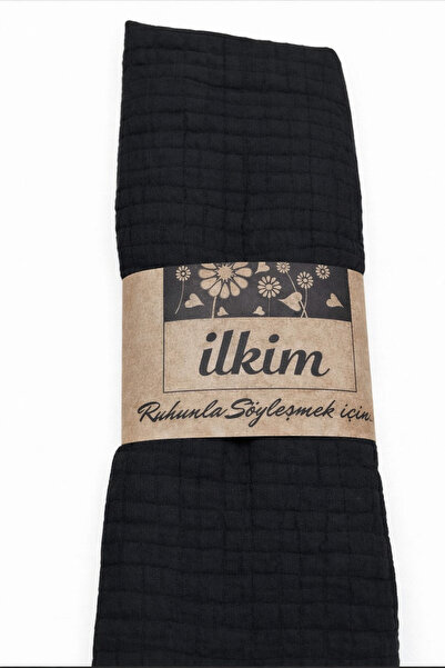 cs ilkim Muslin Shawl Black