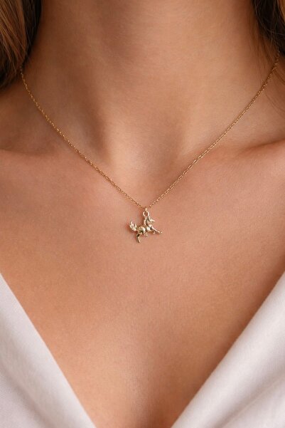 HOUSEKİ Horse Figured Equestrian Necklace