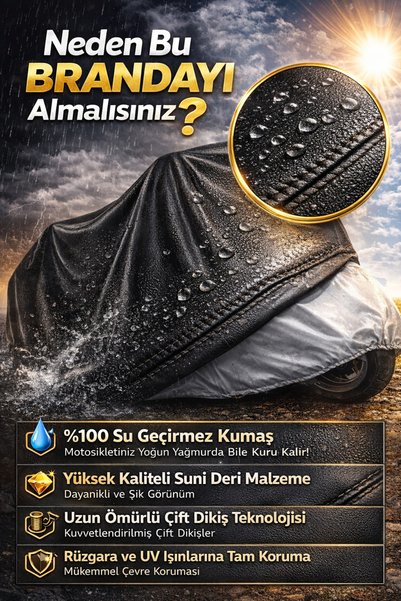 WestCover RKS RK250-S غطاء محرك من الجلد الصناعي الأكثر سمكًا، قطعة سوداء-رمادية - غطاء مقاوم للماء