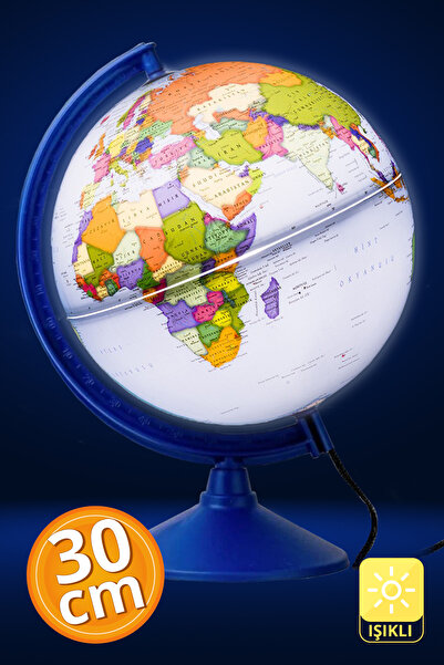 SmartFox Gürbüz Işıklı Küre 30 Cm Siyasi Dünya Küresi - Yerküre 47403