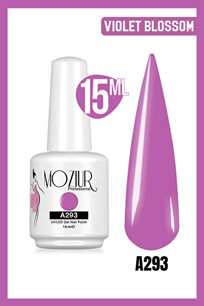 MOZIUR Kalıcı Oje Uv Led A293 (MOR SERİSİ) 15ml