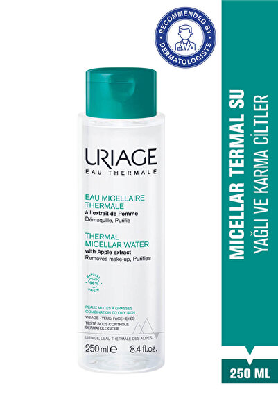 Uriage HIJYEN Micellar Makyaj Temizleme Suyu - Yağlı ve Karma Ciltler için 25...