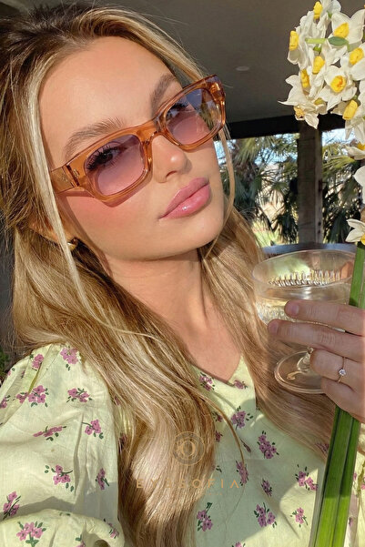 Eyesofia Marco Unisex Füme Renkli Cam Siyah Çerceve Yeni Sezon Popüler Imaj G...