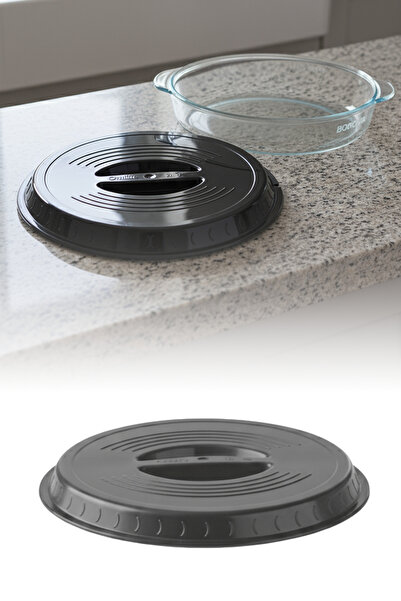 omilife Gri Renk Yuvarlak Borcam Kapağı Sızdırmaz Plastik Malzeme Ile Üretilm...