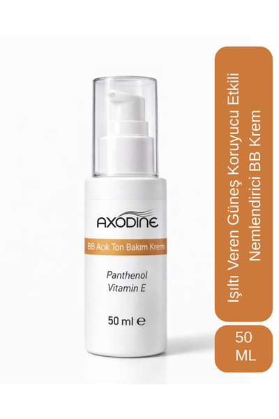 axodine Işıltı Veren Ton Eşitleyici Açık Ton Güneş Koruyucu Etkili Nemlendiri...