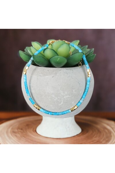 Ezera Brățară Tashi din cristale de cianit