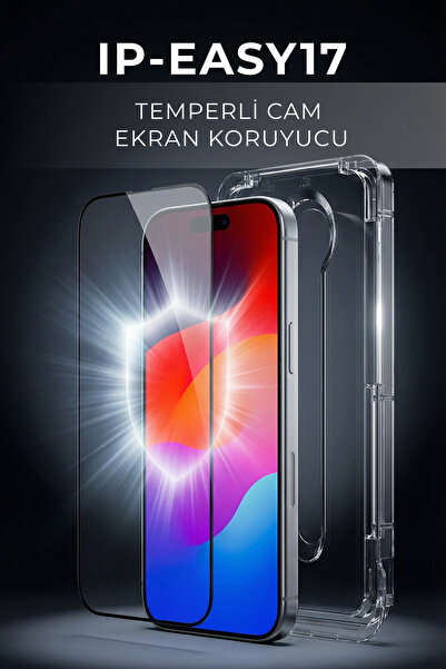 S-LINK SLIP-EASY17PROMAX iPhone 17 Pro Max Temperli Cam Ekran Koruyucu