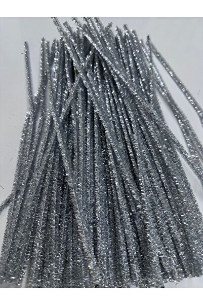 Mutkin Gümüş Simli Renk Şönil RENK KOD B007 🌸Tel, El İşi, DIY Çiçek Yapım Te...