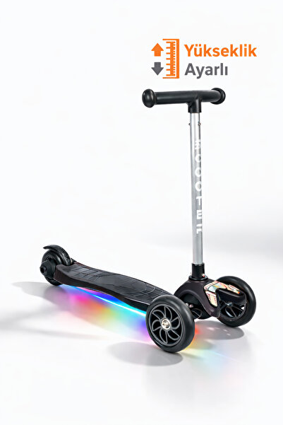 Tois ColorWase Led Işıklı 4 Kademe(50-65 cm) Ayarlanabilir 3 Tekerlekli Scooter