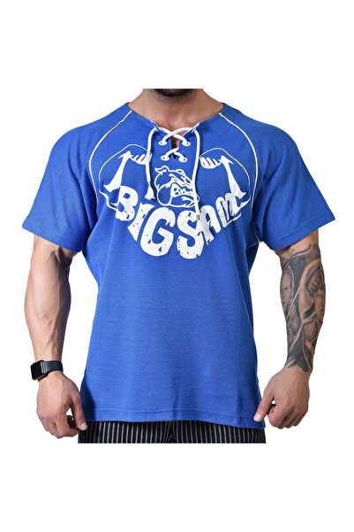 Big Sam Tricou fitness cu șireturi 3196