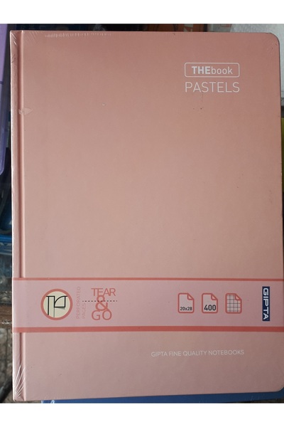 Gıpta Defter Kareli 400 Yp 20x28 Cm(A4) Ön taraf 4 Renk  Gıpta