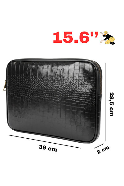B&W Case 15-15.6 Inch MacBook Air Pro Compatible Shockproof Leather Laptop Ba...
