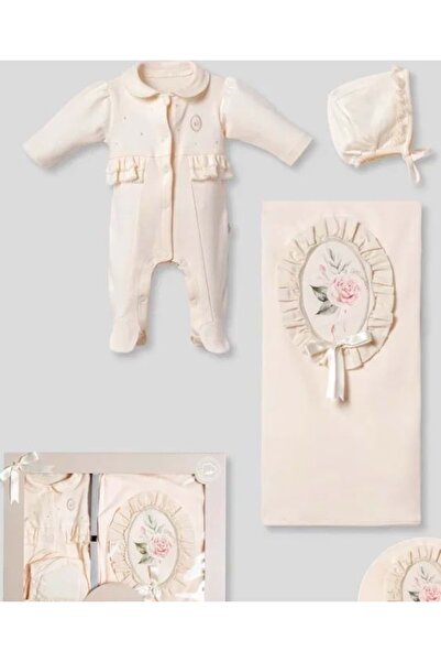 Moonstar Baby Girl Set of 3 Salmon