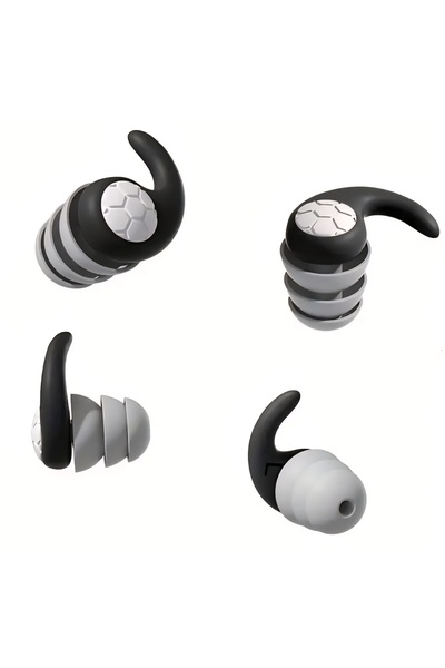 ASLANKAR Siyah renk 1 çift Kutulu Yüzme, ses, toz, su, ve uyku için Kulak tık...