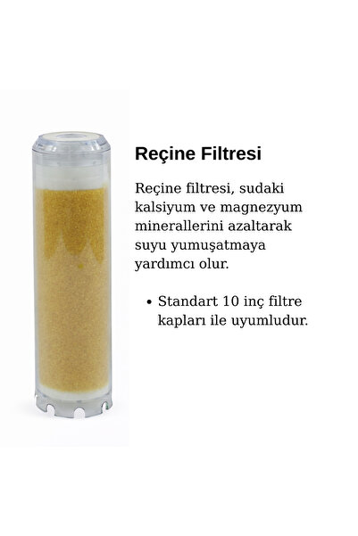 alkalinees Su Yumuşatma Filtresi 10" Reçine Filtre