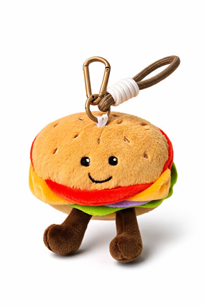 Ecrou Hamburger Animated Plush Keychain