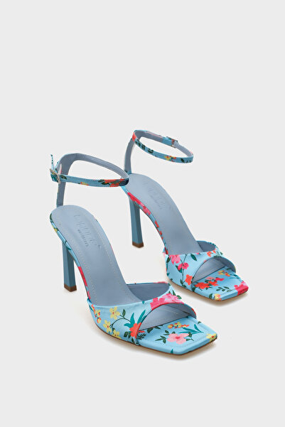 Capone Outfitters Pantofi de damă Regina cu spate deschis, cu toc înalt, cu v...