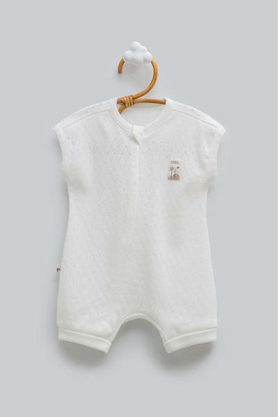 Caramell Hello Boy Zippered Barbatöz Ecru