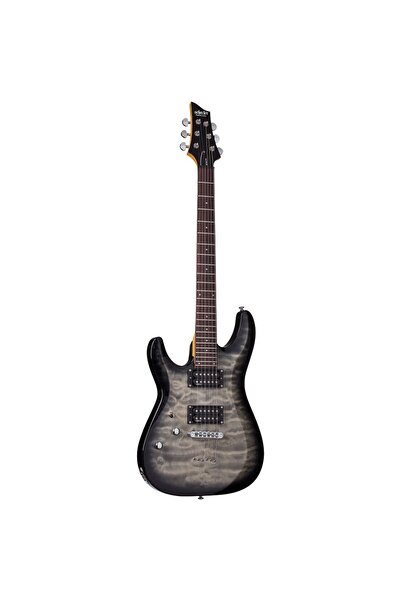 Schecter C-6 Plus LH Solak Elektro Gitar (Charcoal Burst)
