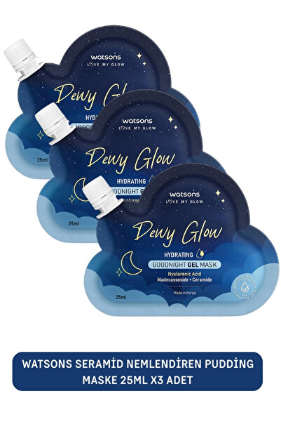 Watsons Seramid Nemlendiren Pudding Maske 25Ml 2X