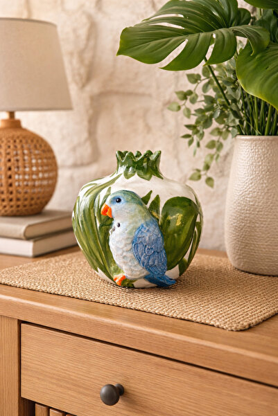 Gesto seramik Muhabbet kuşu Nar 10 cm seramik