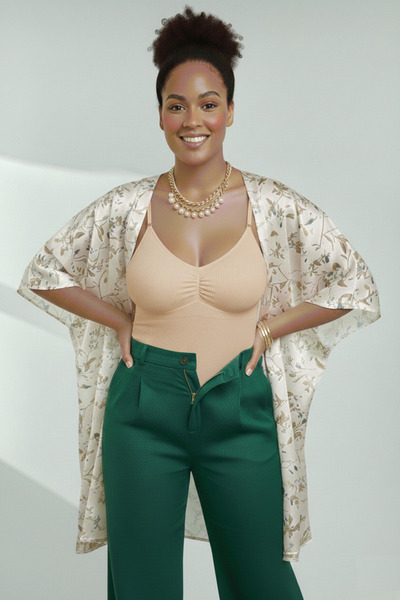 MİSTİRİK Modelka Mamey Snap Lifter Body Firming Body Bezšvový model Pletená l...