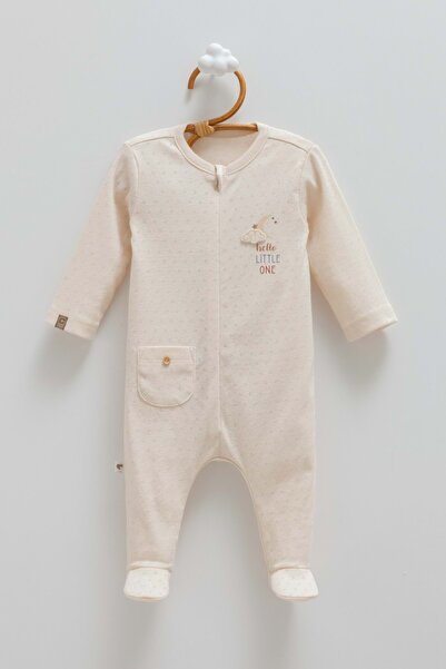 Caramell All Time Boy Front Zipper Jumpsuit Beige
