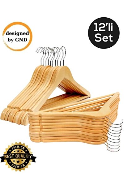 BabyLondy Drvena vešalica Drvena vešalica za odeću Drvena vešalica za gardero...