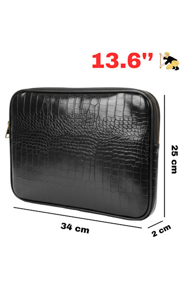 B&W Case 13-13.6 Inch MacBook Air Pro Compatible Shockproof Leather Laptop Ba...