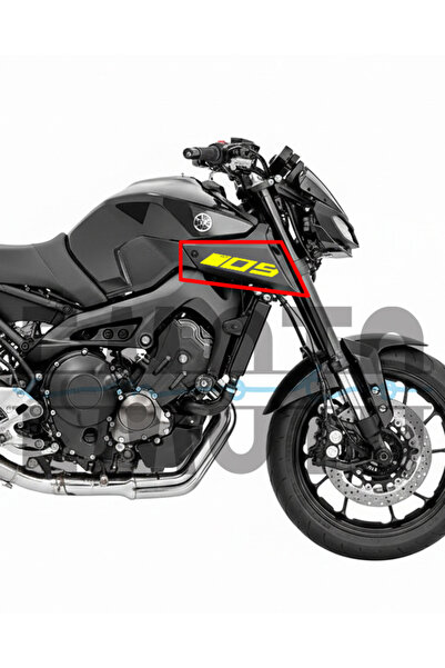 YAMAHA MT-09 MOTOR ORJİNAL GRENAJ STICKER SETİ - FLORASAN SARI