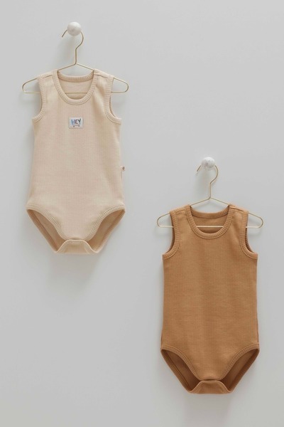 Caramell Basic Kaşkorse Sleeveless Double-Straight Body Beige