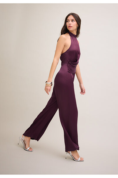 Stradivarius جمبسوت بدون أكمام بياقة هالتر