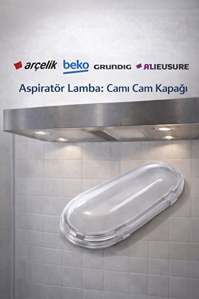 Beko Oem - Aspiratör Lamba Muhafaza Kapağı - 9189204708