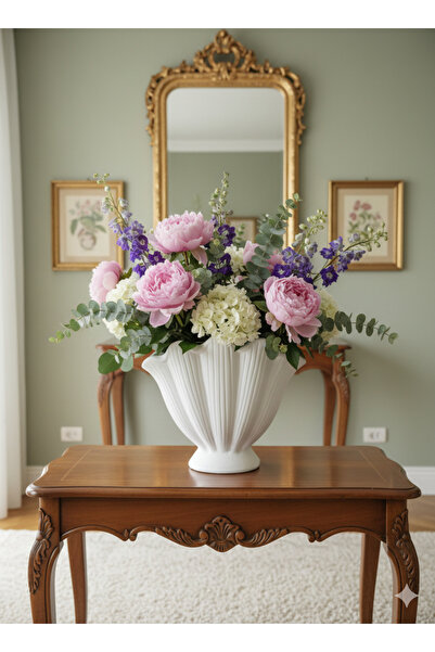 Butik istiridye vazo