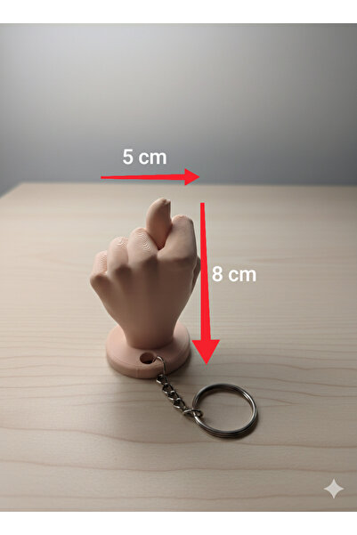 TRENDİN YOLU Büyük boy 8 cm Komik şaka anahtarlığı anahtarlık nahtarlık