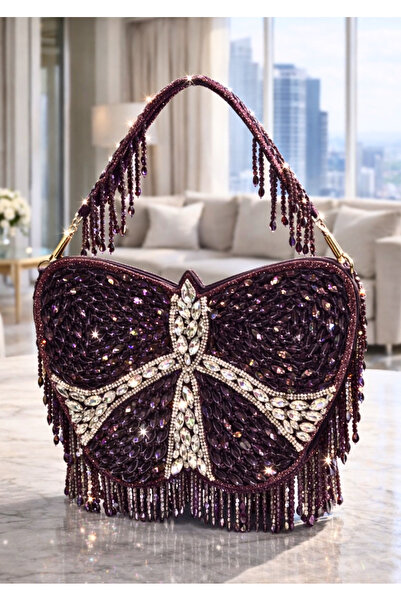 mothers dream Butterfly Pattern Crystal Luxury Bag – Diamond Edition Collection