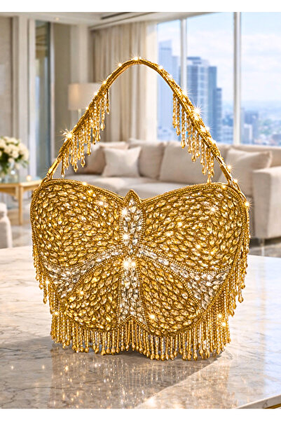 mothers dream Butterfly Pattern Crystal Luxury Bag – Diamond Edition Collection