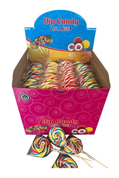 SUGILOP SEKER Lollipop büyük Şekerleme meyve aromalı 30 gr 25 adet