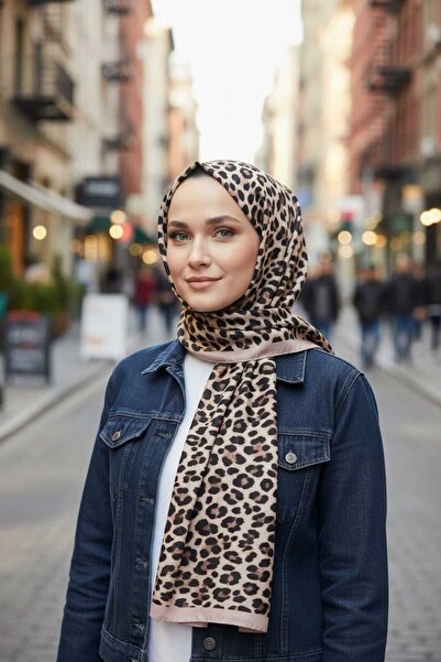 MODA LEOPAR DESENLİ DİJİTAL SOFT ŞAL