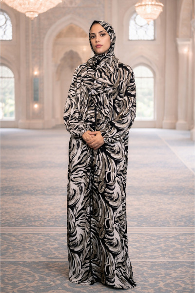 Lagom ثوب صلاة من قطعة واحدة - قطن - مع حقيبة هدية