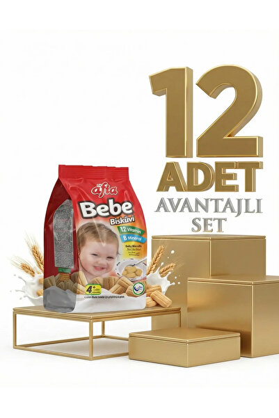 Afia Bebe Bisküvisi Vitamin Katkılı 12x150 Gr