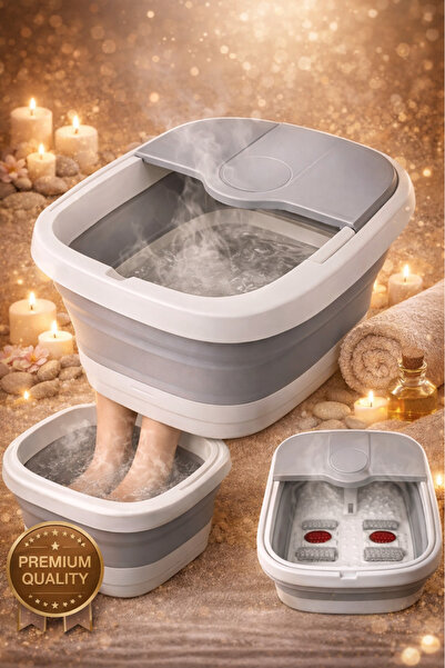 OEM Aparat de masaj pliabil pentru picioare cu încălzire, bule și role, 500W,...