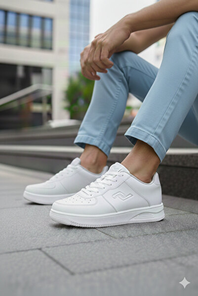 Jump 21516 Unisex Beyaz Ortopedi Günlük Sneaker Yürüyüş Spor Ayakkabı 22233